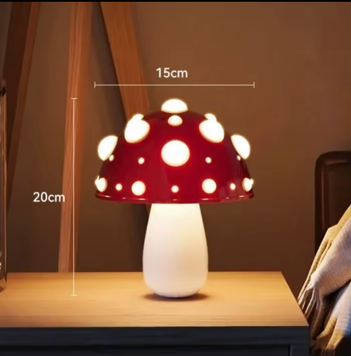 Red Mushroom Light