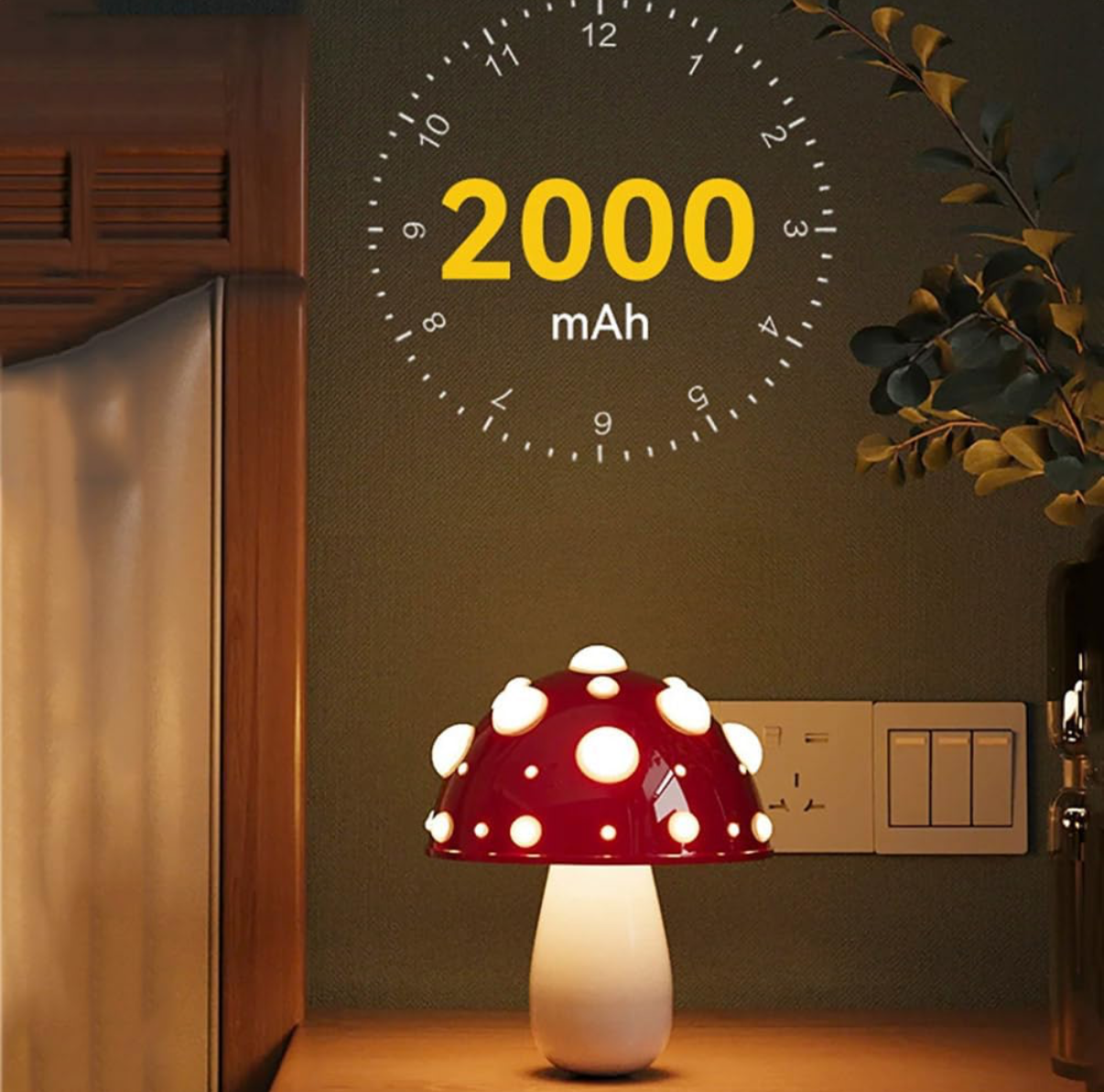 Red Mushroom Light