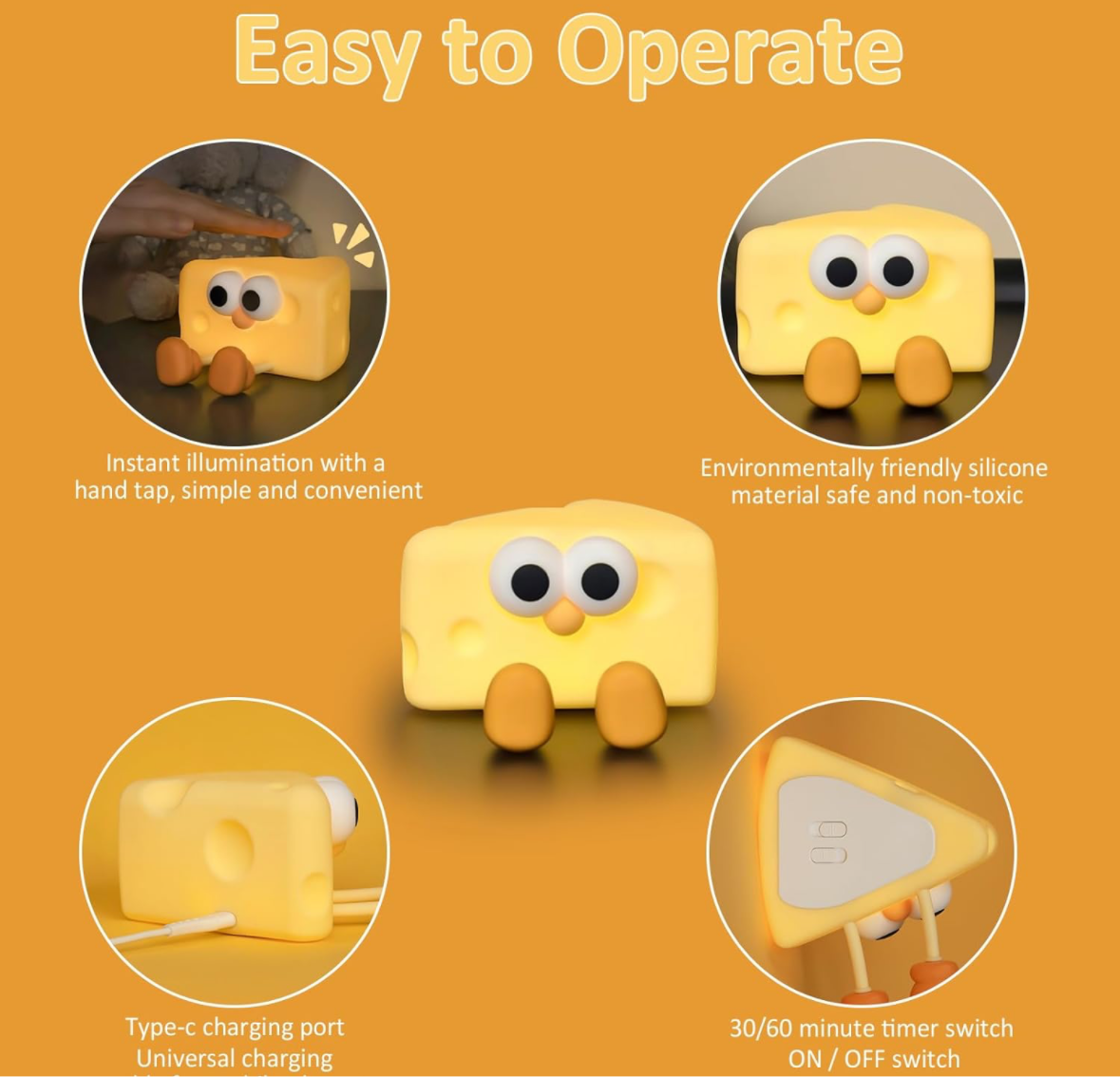 Cheese Night Light